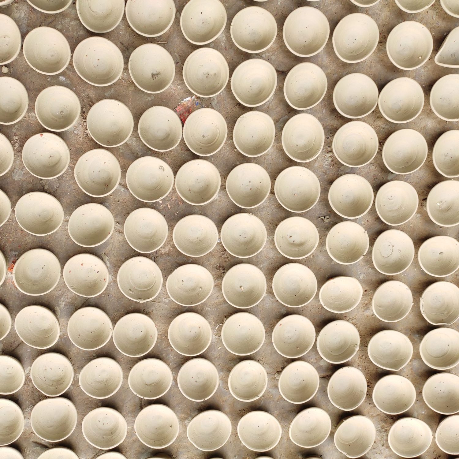 Raw,Diya,Made,Of,Clay,By,Potter